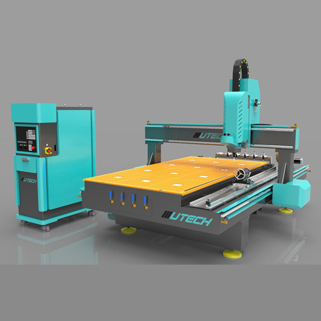 Wood Cnc Router Cutting Cylinder Woodworking Machine 4 Axis