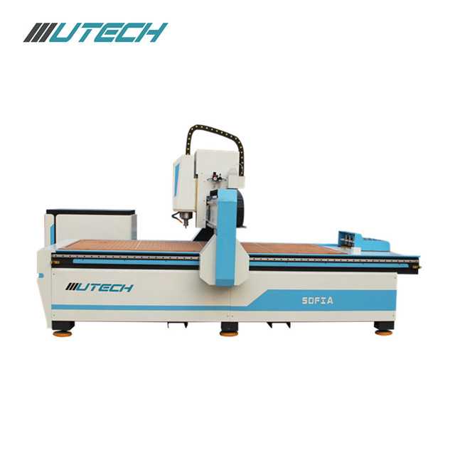 Linear 4*8ft Oscillating Knife Cnc Router For Cabinets Doors