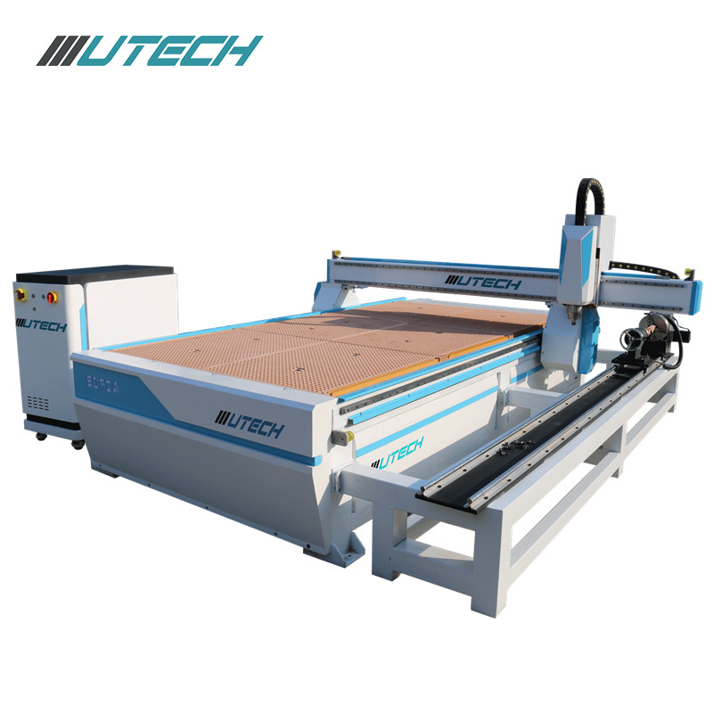 Linear Atc Cnc Router 4th Axis Cnc 4 Axis Router 1325 Cnc Router Woodworking with 9kw HQD Spindle