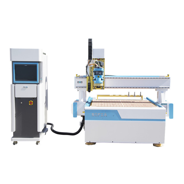 Oscillating Tangential Knife Cutting Atc 1325 Cnc Router Machine
