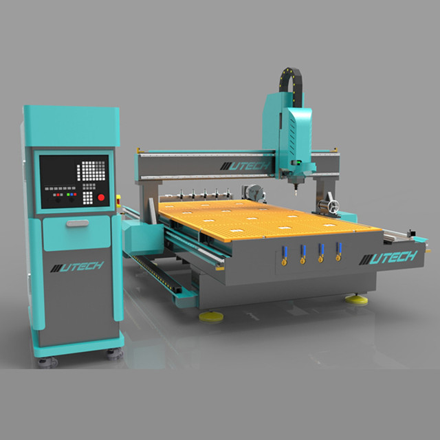6kw Wood Sheet Board Furniture Cnc Router 3D Carving Cutting Machine 